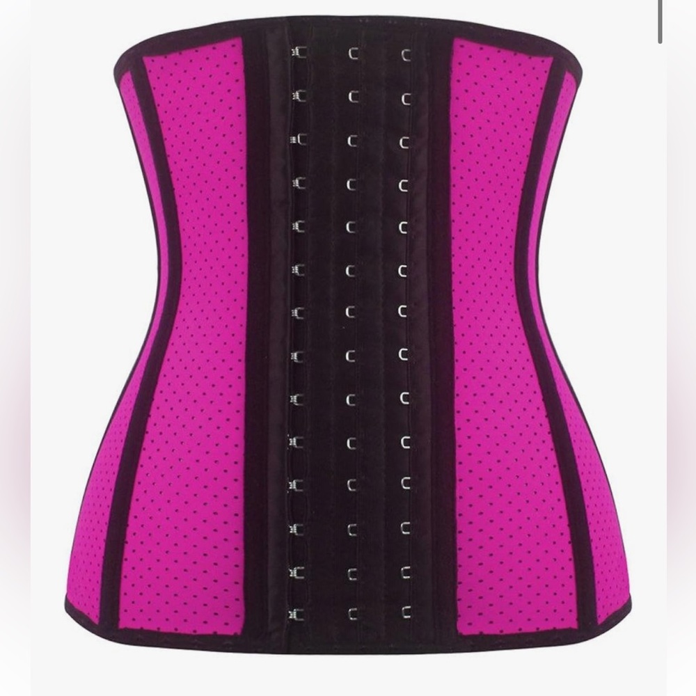 Pink Latex Waist Trainer Corset size 30